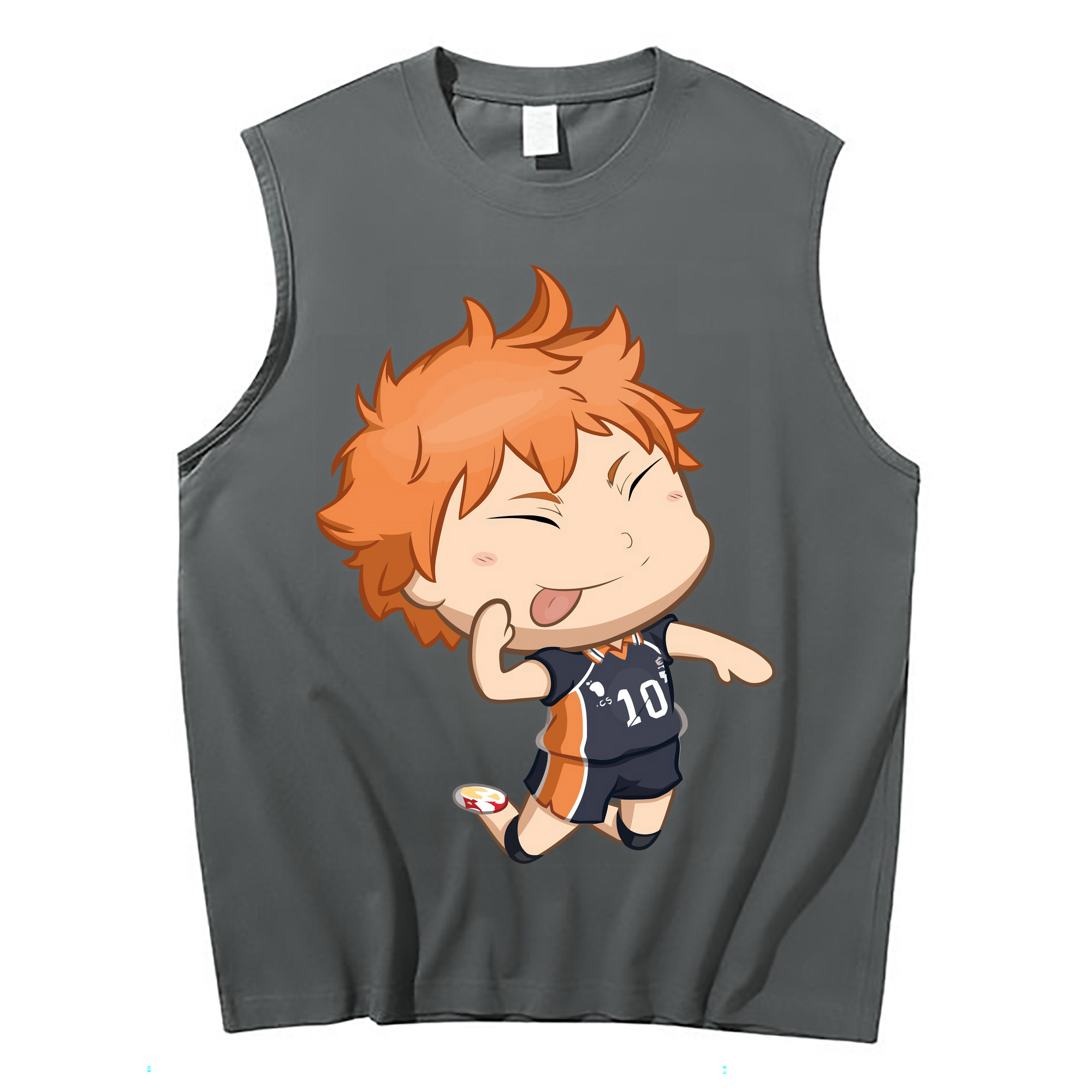 （画像用） ハイキュー!! Haikyu!! コットン100％タンクトップ（フロントプリント）